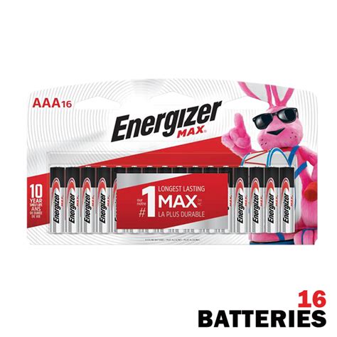 16ct Energizer Max Alkaline Aaa Batteries Hy Vee Deals