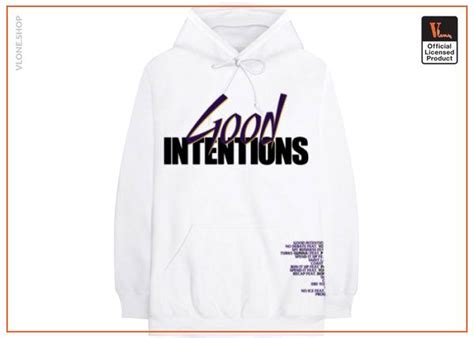 Vlone Hoodies Vlone X Nav Doves Good Intentions Hoodie Vl2409 Vlone