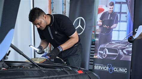 Servicing Or Repairing A Mercedes Benz At Cycle And Carriage Batu Caves