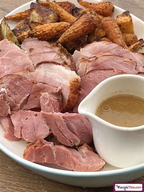 Air Fryer Gammon Joint Dinner Recipe This