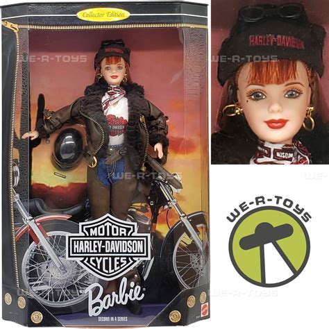 Barbie Collector Edition Harley Davidson Motorcycles Doll Redhead