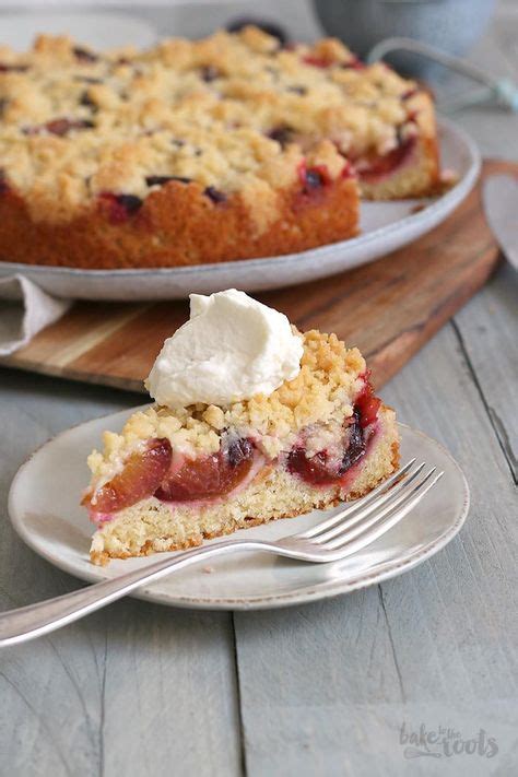 Quick Easy Classic German Damson Plum Streusel Cake Recipe Plum