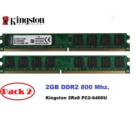 Pack Kingston Ddr Gb X Gb Pc Ddr Mhz