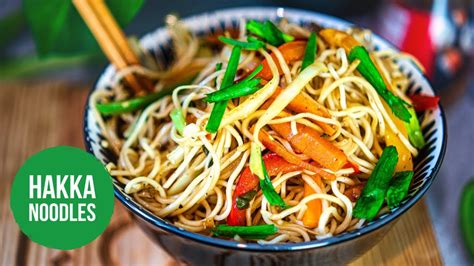 Hakka Noodles Recipe Asmr Hakka Noodles Indian Style Veg Hakka