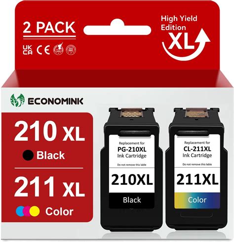 210XL 211XL Combo Pack PG 210XL CL 211XL Cartouches D Encre De Rechange