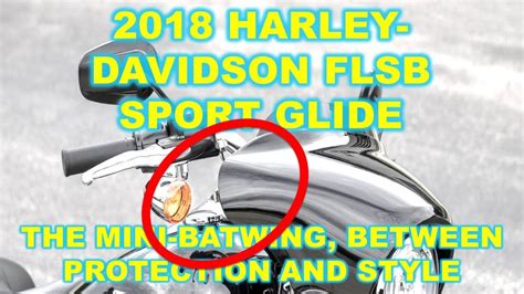 2018 Harley Davidson Flsb Sport Glide Mini Batwing Plus Bags Equals H