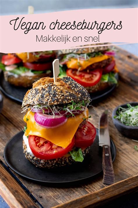 Deze Vegan Cheeseburgers Zijn Makkelijk Om Te Maken En Staan Al In Een