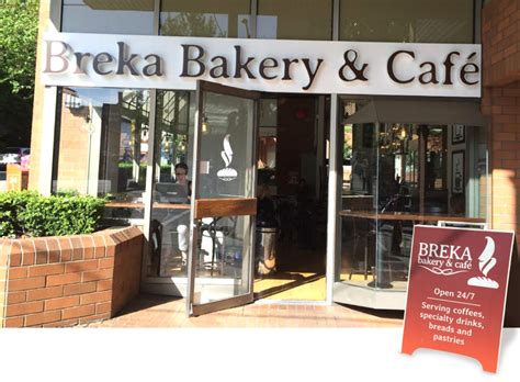 Breka Bakery & Cafe Identity Design, Logo, Business Cards, Illustrations