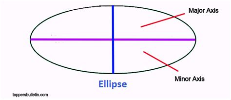 Area of Ellipse- Formula, Definition, Solved Examples – Toppers Bulletin