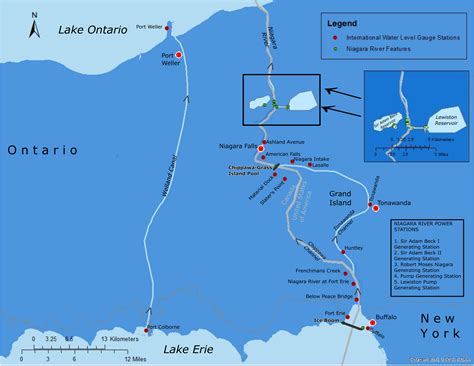 Niagara River Depth Map