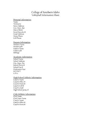 Fillable Online Csi College Of Southern Idaho Csi Fax Email Print