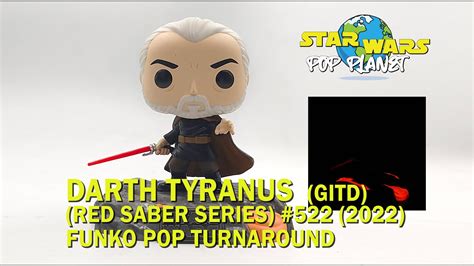 Funko Pop Star Wars Red Saber Series Volume Darth Tyranus Vinyl