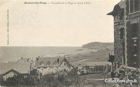 Cpa France Quiberville Plage Ensemble De La Plage Et Point D