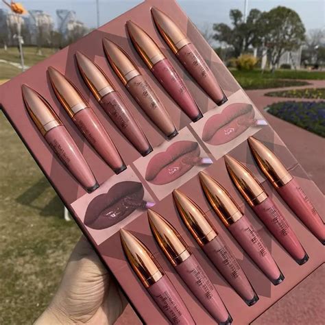 Colors Nude Matte Liquid Lipstick Set Durable Waterproof