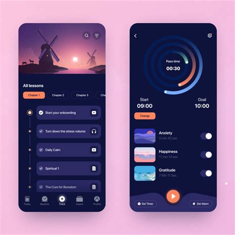 Sleep App by Phenomenon Studio: Mobile UI Design