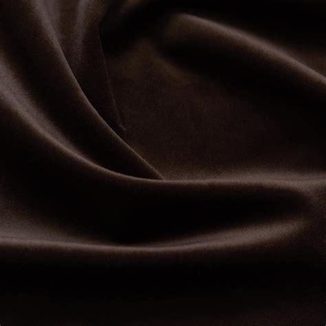 Dark Brown Velvet Upholstery Fabric By The Yard Rich Dark Etsy