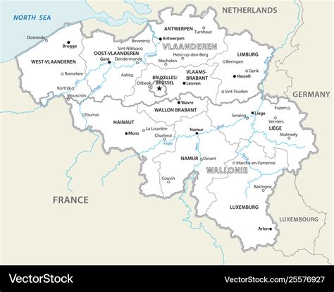 Belgium Political Map Political Map Of Belgium Belgium And Images