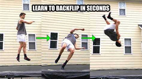 Learn Backflip On Trampoline Easiest Way Ever Turning A Upside