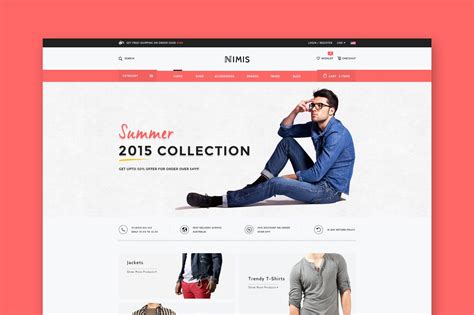 Clothing Ecommerce Fashion Template Fastcode Space