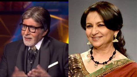 Kbc 13 This Is How Amitabh Bachchan Met Saif Ali Khans Mother