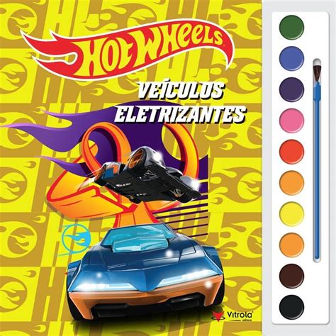 Aquarela Hot Wheels Veiculos Eletrizantes