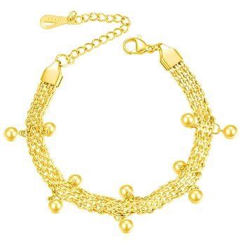 K Gold Plated Stainless Steel Bracelet Intensity Sku