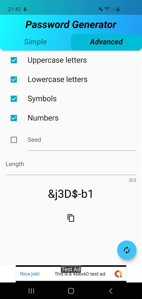 Simple Password Generator