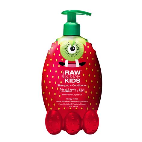 Raw Sugar Kids 2 In 1 Shampoo And Conditioner Strawberry Kiwi