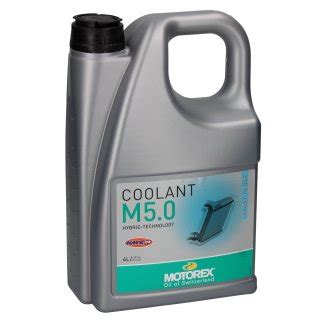 MOTOREX Coolant M5 0 Ready To Use Kühlflüssigkeit 4Liter Kanister