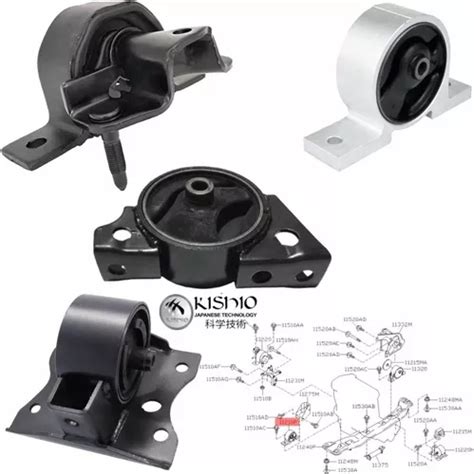 Soportes Motor Soporte Caja Std Nissan Sentra B15 00 06 1 8 Meses Sin