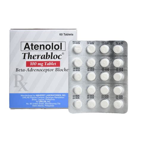 Therabloc Therabloc Atenolol 100mg 1 Tablet Prescription Required