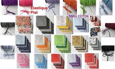 Lot De Coupons Tissus Coton Patchwork Assortiment De Etsy France