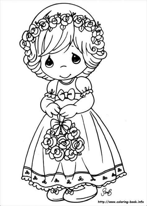 Precious Moments Birthday Coloring Pages at GetColorings.com | Free ...