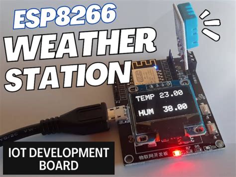 Esp Iot Development Board Weather Station