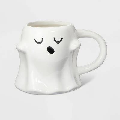 12oz Halloween Stoneware Ghost Figural Mug Spritz Target