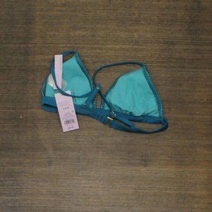 Wild Fable Tops Nwt Wild Fable Womens Crochet Overlay Triangle Bikini Top S Blue