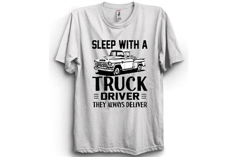 Trucker T Shirt Design Truck Driver Tee Graphic By Fvecty · Creative