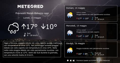 Meteo Molveno Previsioni A Giorni Meteored