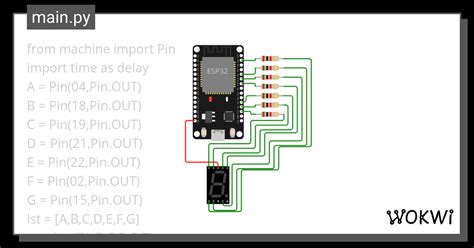 7 Segment Display Interfacing Wokwi Esp32 Stm32 Arduino Simul NBKomputer