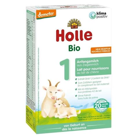 Lait 1 pour nourrissons au lait de chèvre bio 400g De 0 a 6 mois Holle