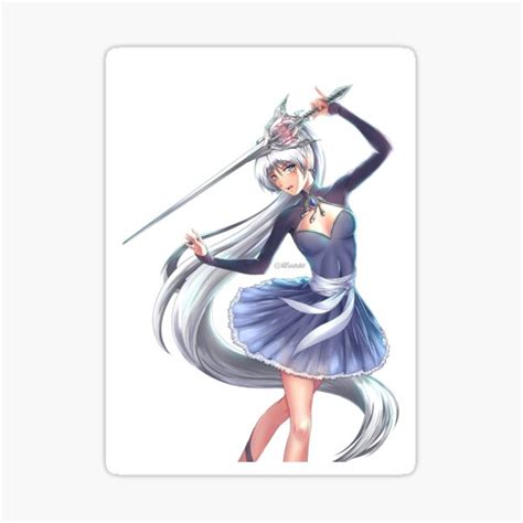 Weiss Schnee Wbg Sticker By Adsoutoart Redbubble