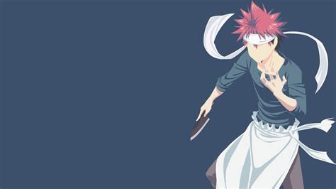 Soma Yukihira, Food Wars, Anime, Minimalist, 4K, #3.1058 Wallpaper