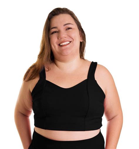 Cropped de Alça Plus Size Modaliss