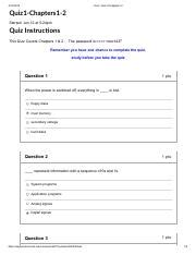 Quiz1 Chapters1 2 6183 COSC 1437 Programming Fundamentals II S8A 72962