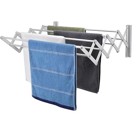 Parasnath Wall Foldable Stainless Steel Clothes Drying Stand Pipes