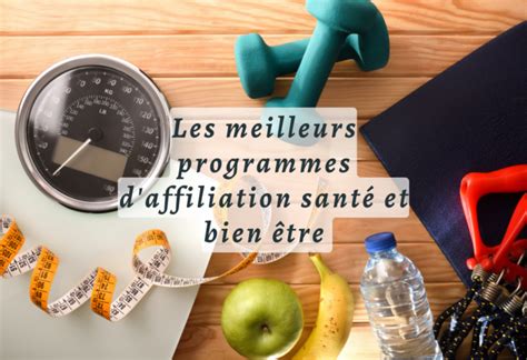 Les Meilleurs Programmes D Affiliation Sant Et Bien Tre Pour Booster