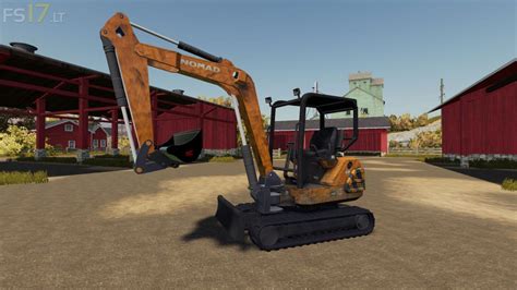 Nomad Mini Excavator v 2.0 - FS19 mods