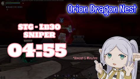 Orion Dragon Nest Cosplay Frieren STG 30 Sniper F2P YouTube