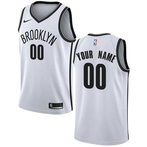 Men's Nike Brooklyn Nets Customized Authentic White NBA Association Edition Jersey on sale,for ...