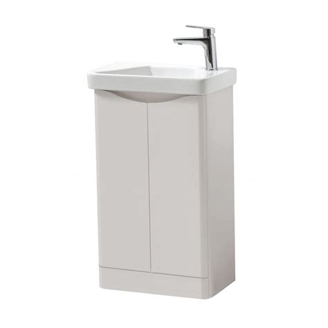 Kartell Arc Mm Matt Cashmere Floor Standing Cloakroom Vanity Unit